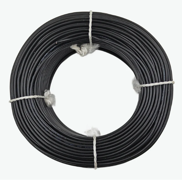 Single Core 1 sqmm Black Electrical Cable Wire For Domestic and Industries - 90m PVC FR Insulated Cable